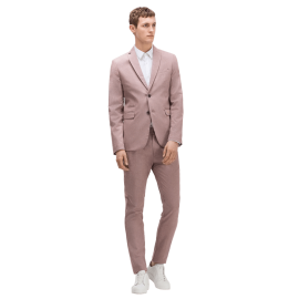 Textured Suit, Breast Pocket