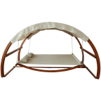 Leisure Season Swing Bed with Canopy
