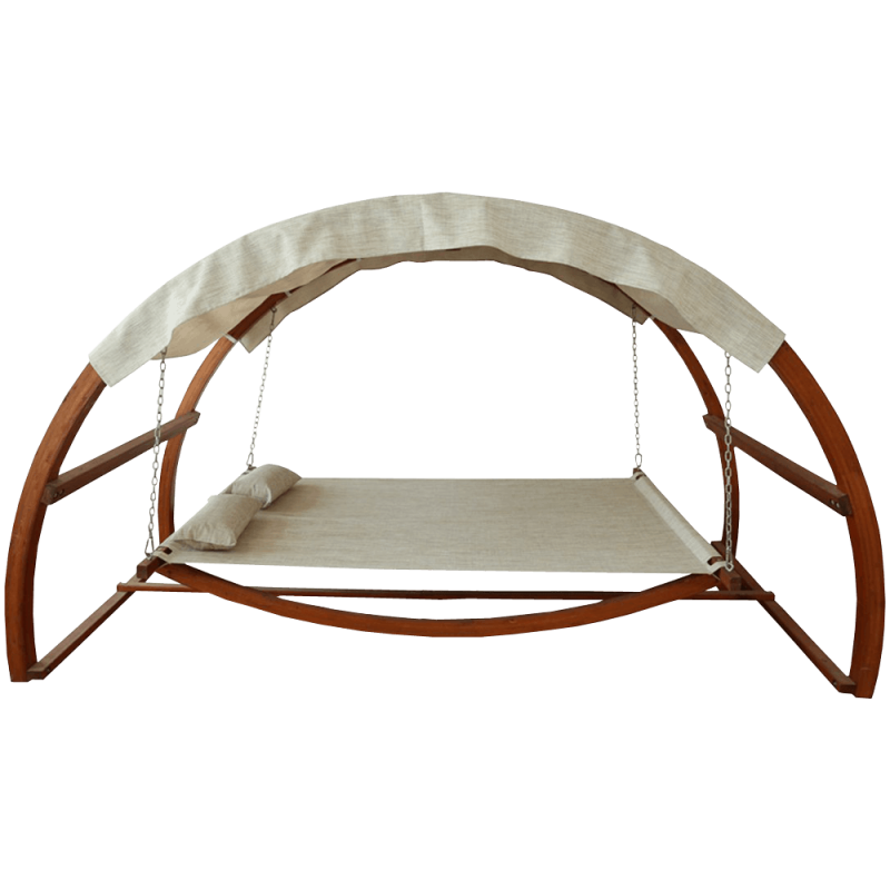 Leisure Season Swing Bed with Canopy