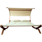 Leisure Season Sunbed with Canopy