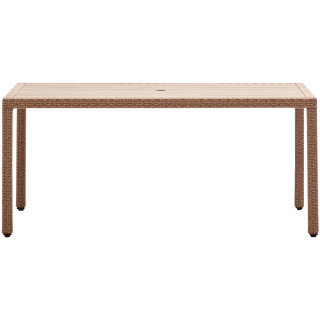 Strathwood Griffen All-Weather Wicker and Resin Dining Table