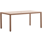 Strathwood Griffen All-Weather Wicker and Resin Dining Table