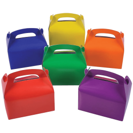Cardboard Bright Colors Treat Boxes