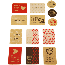 Just for You Sticker for Gift Wrapping30 Stickers Great