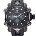 Bestdon Swiss Men's Sports Watches Quartz Analog Six Hands Black