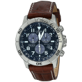 Citizen Men's BL5250 02L Titanium Eco Drive Watch with Leather Band