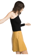 Faux Leather Skirt
