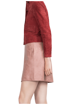 Faux Leather Skirt