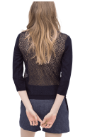 Lace Back Sweater