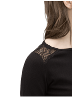 Lace Back Sweater