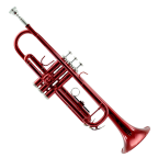 Sky Band Approved Wine Red Lacquer Brass