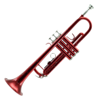 Sky Band Approved Wine Red Lacquer Brass