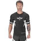 Elite Sports Star Short Sleeve Rashguard Black