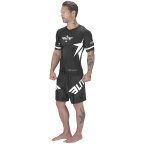 Elite Sports Star Short Sleeve Rashguard Black