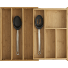 Expandable Bamboo Gadget Tray
