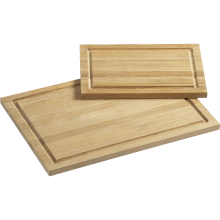 FSC Teak Rectangular Cutting Boards with Well