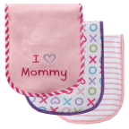 Luvable Friends Safari Themed Burp Cloths
