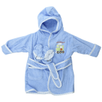 Spasilk Hooded Terry Bathrobe with Booties