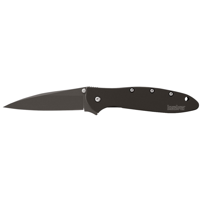 Kershaw 1660CKT Ken Onion Black Leek Folding Knife with SpeedSafe