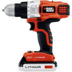 Black & Decker LDX220SBFC 20-Volt MAX Lithium-Ion Drill-Driver with Fast Charger 