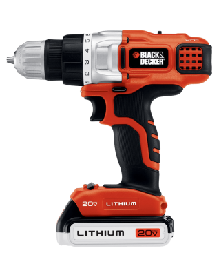 Black & Decker LDX220SBFC 20-Volt MAX Lithium-Ion Drill-Driver with Fast Charger 