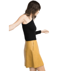 Faux Leather Skirt