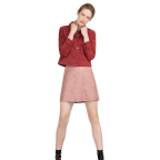 Faux Leather Skirt
