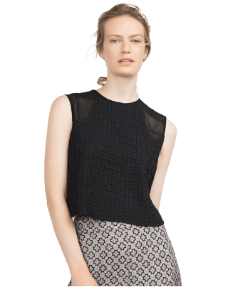 Jacquard Pattern Top