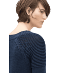 Lace-up V-neck Sweater