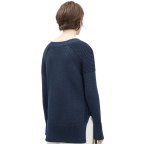 Lace-up V-neck Sweater