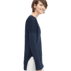 Lace-up V-neck Sweater
