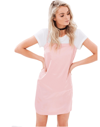 Zodiac Satin Slip Dress by MINKPINK
