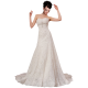 Strapless Ball Gown In Lace Beading Dress