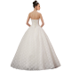 Strapless Ball Gown In Lace Wedding Dress