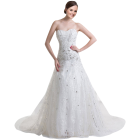 Rhinestone Wedding Dress