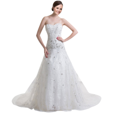 Rhinestone Wedding Dress