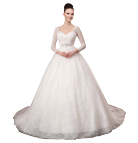 Gown In Lace Wedding Dress