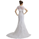 Luxury Vintage Capped Wedding Dress