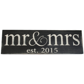 Vintage Wood Sign For Wedding