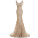 Champagne Mermaid Wedding Dresses