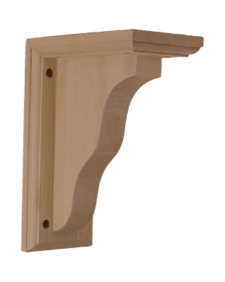 Traditional Bracket Rubber Wood 