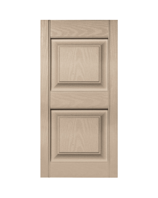 Vinyl Raised Panel Shutters