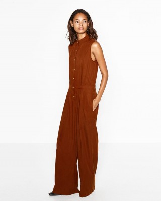 Gathered Waist Jumpsuit