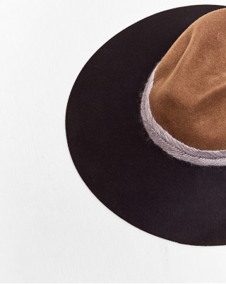 Interwoven Two-Tone Hat