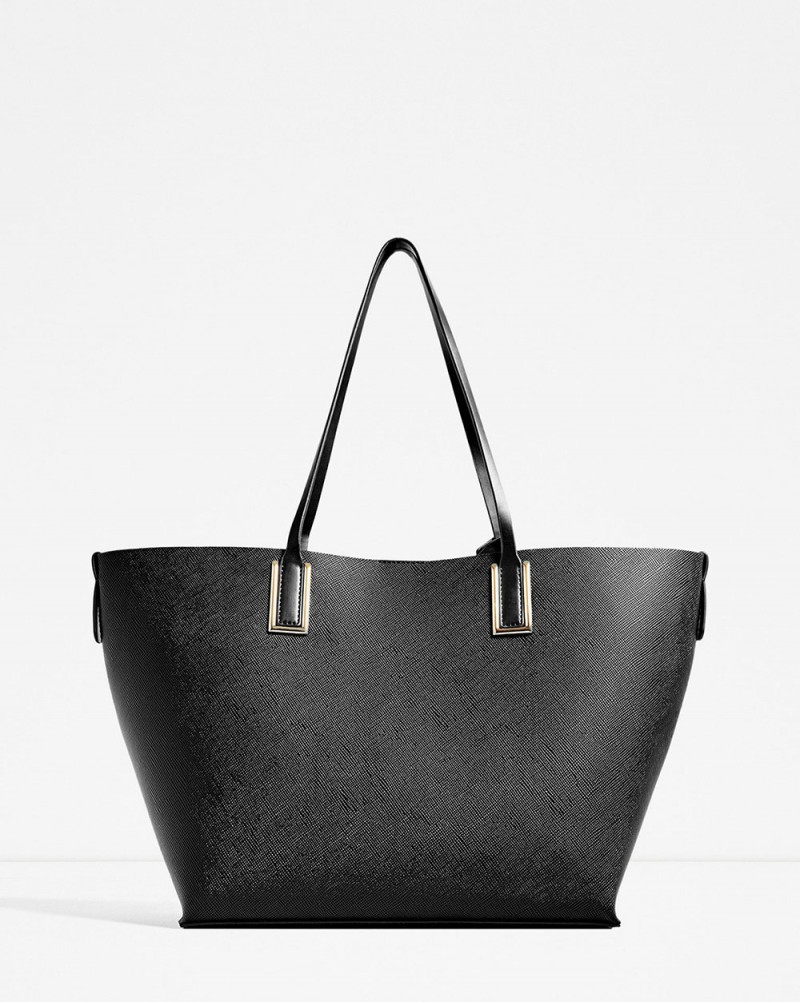 Metallic Detail Tote Bag