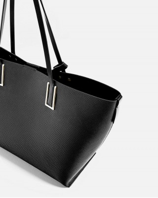 Metallic Detail Tote Bag