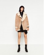 Oversized Suede-Effect Jacket