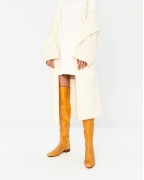 Over-The-Knee Flat Leather Boots
