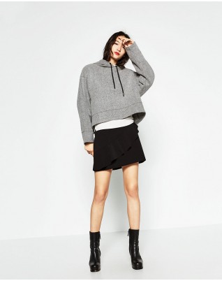 Skirt With Asymmetric Frill