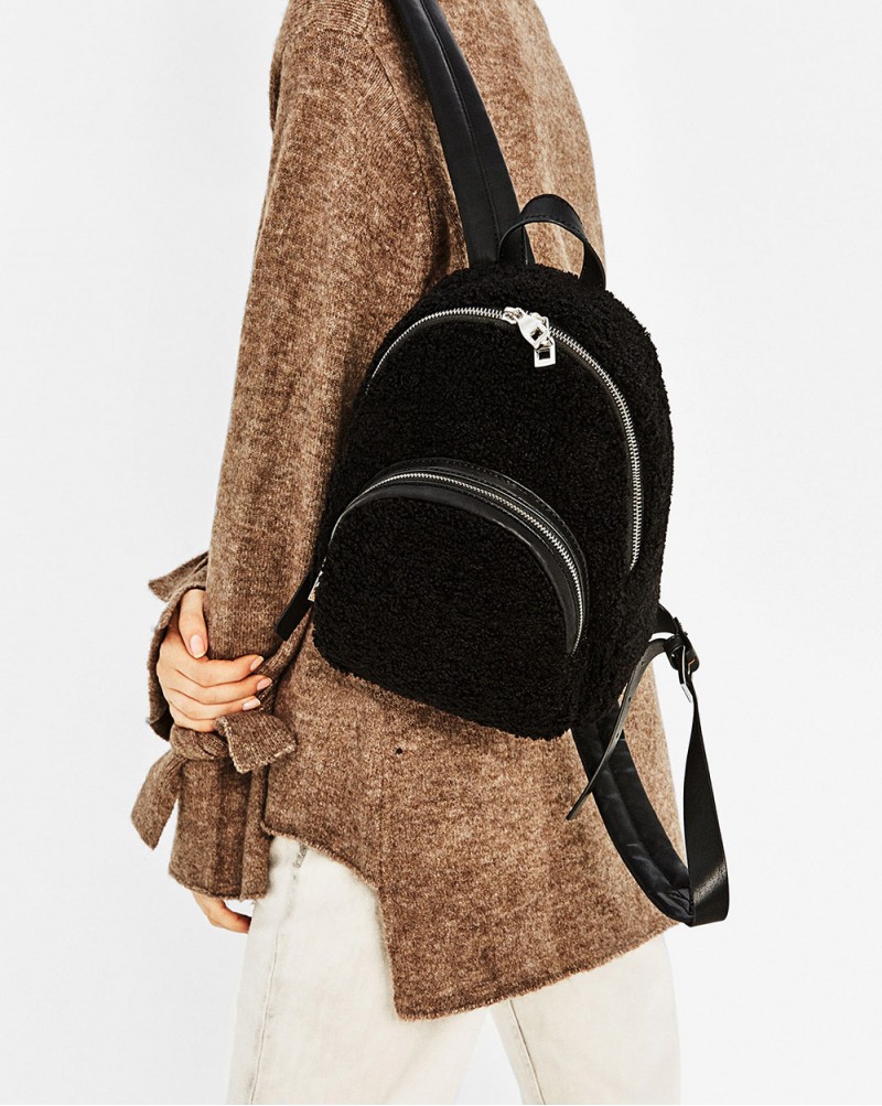 Faux Fur Finish Backpack